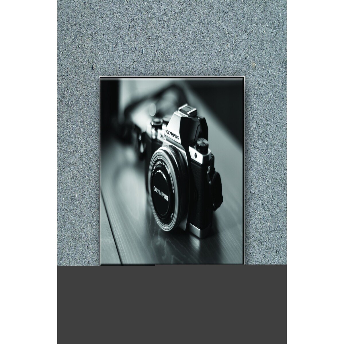Tuval Üzerine Fotoğraf Makinesi Baskısı 60 X 90 Görsel Rengi