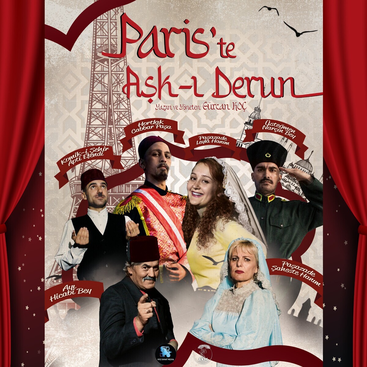 'Paris'te Aşk-ı Derun' Tiyatro Oyunu Bileti