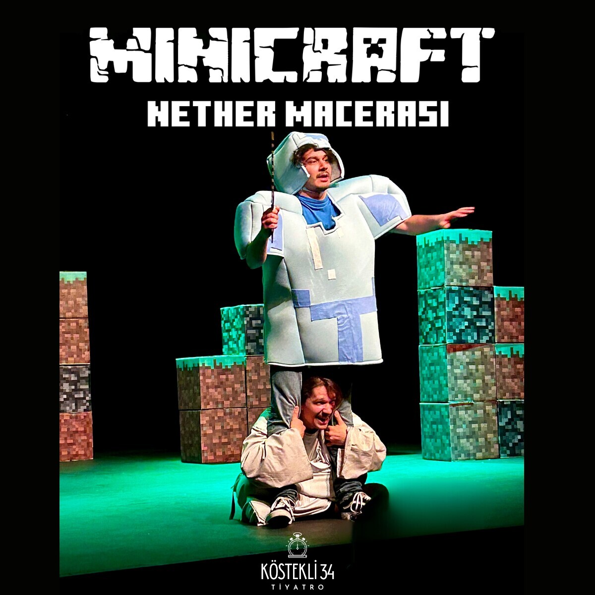 'MINECRAFT - Nether Macerası' Çocuk Tiyatro Bileti