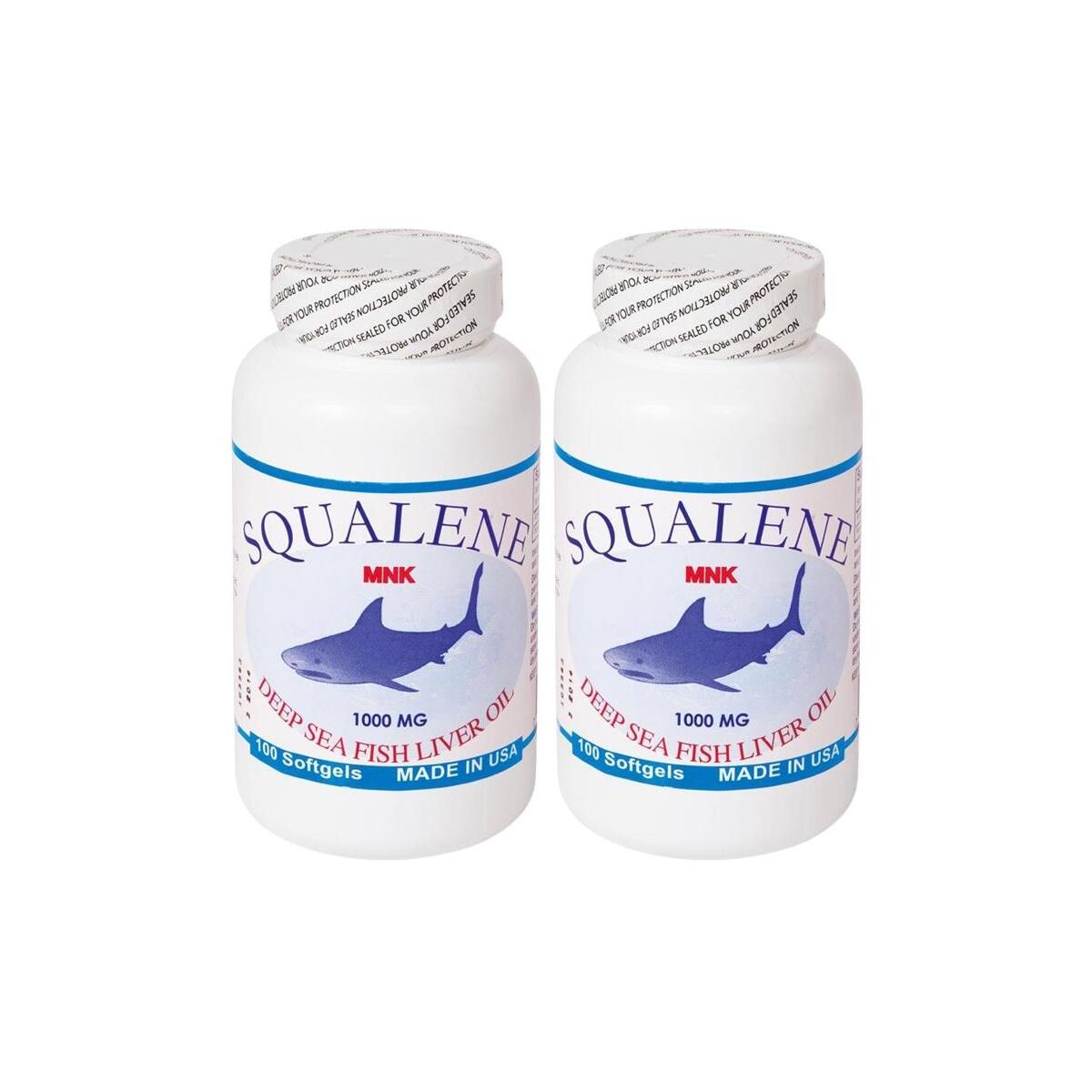 Mnk Squalene 1000 Mg 2X100 Softgel Köpek Balığı Karaciğer Yağı