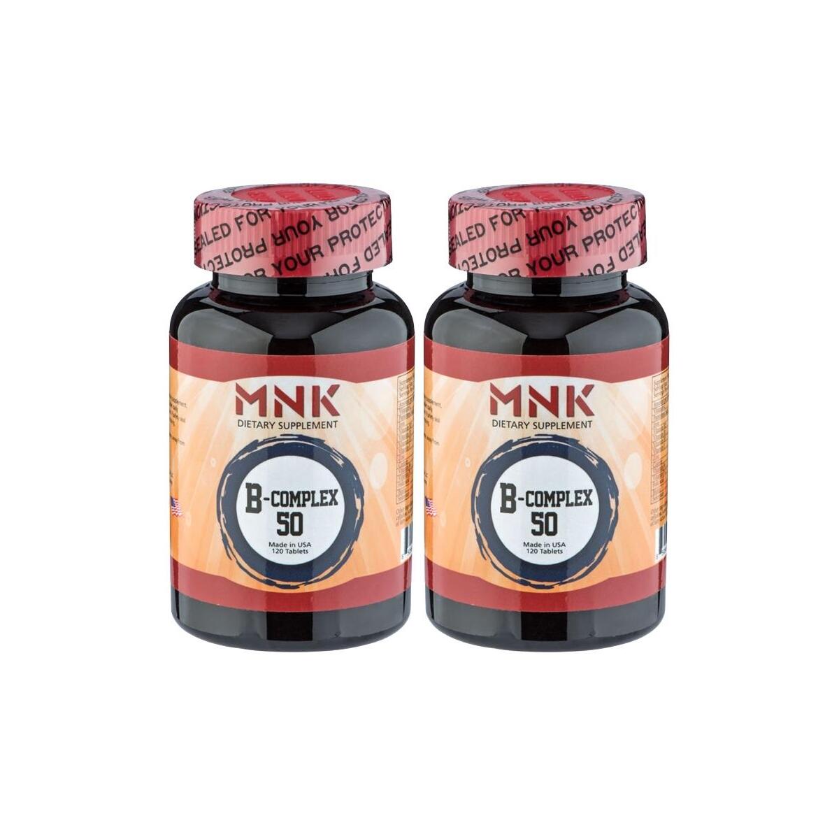 Mnk Vitamin B Complex 50 2X120 Tablet B Vitamini Kompleks