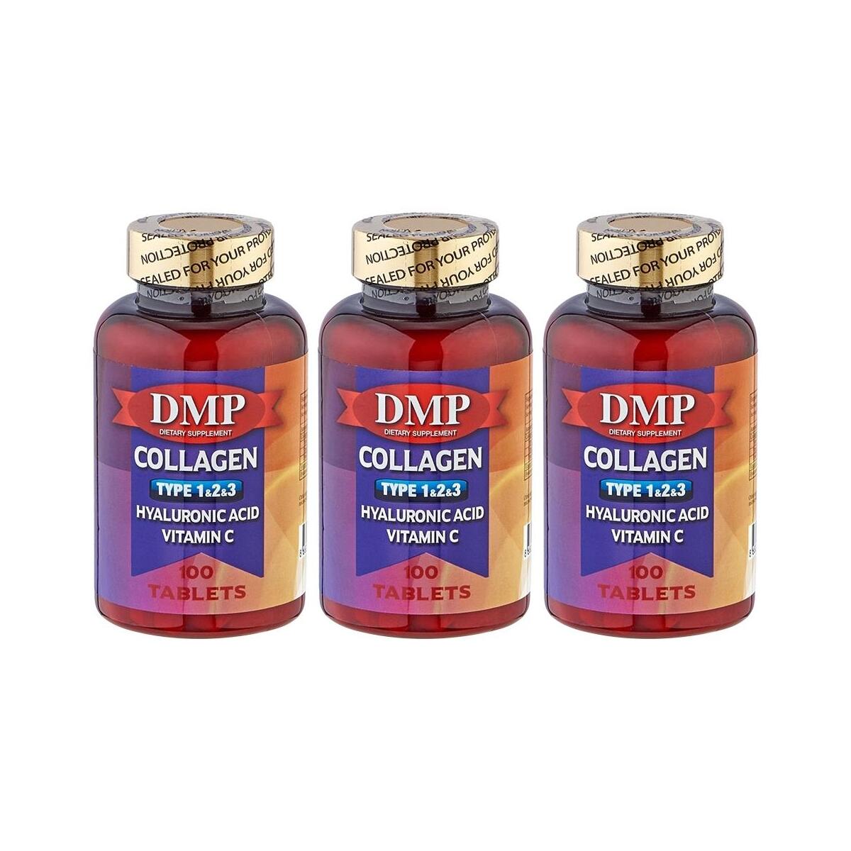 Dmp Collagen Type 1-2-3 3X100 Tablet Hyaluronic Acid Vitamin C