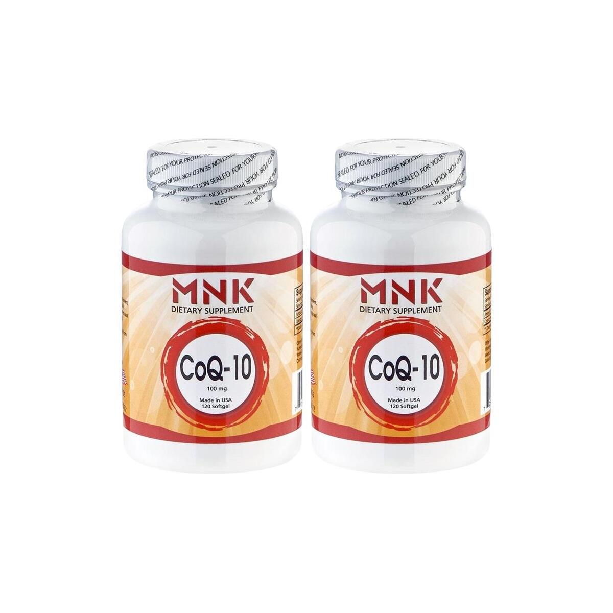 Mnk Coenzyme Q-10 100 Mg 2X120 Softgel Koenzim