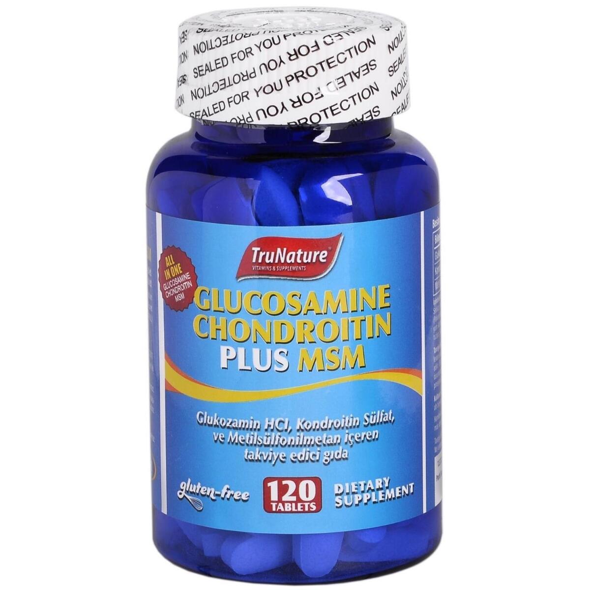 Trunature Glukozamin Kondroitin Plus Msm 2X120 Tablet Glucosamine Chondroitin