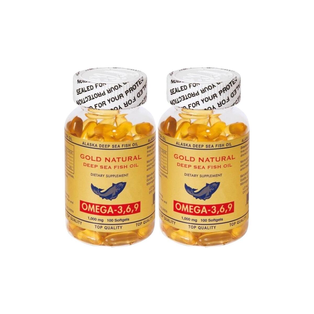 Gold Natural Omega 3-6-9 1000 Mg Balık Yağı 2X100 Softgel