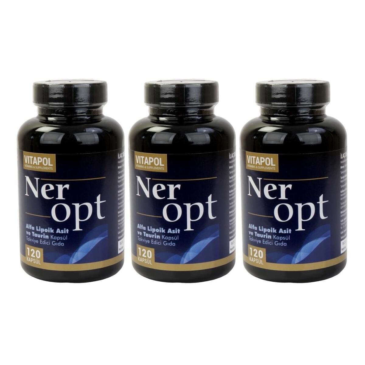 Vitapol Ner Opt Alpha Lipoic Acid Taurine 3X120 Kapsül
