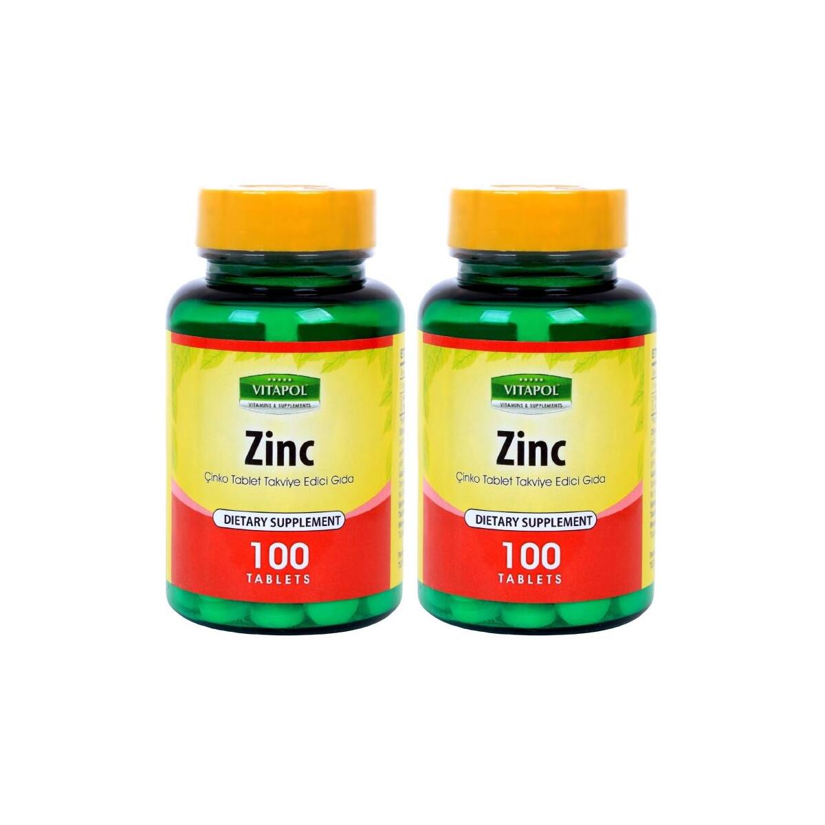 Vitapol Çinko Sülfat 15 Mg Zinc Sulfate 2X100 Tablet