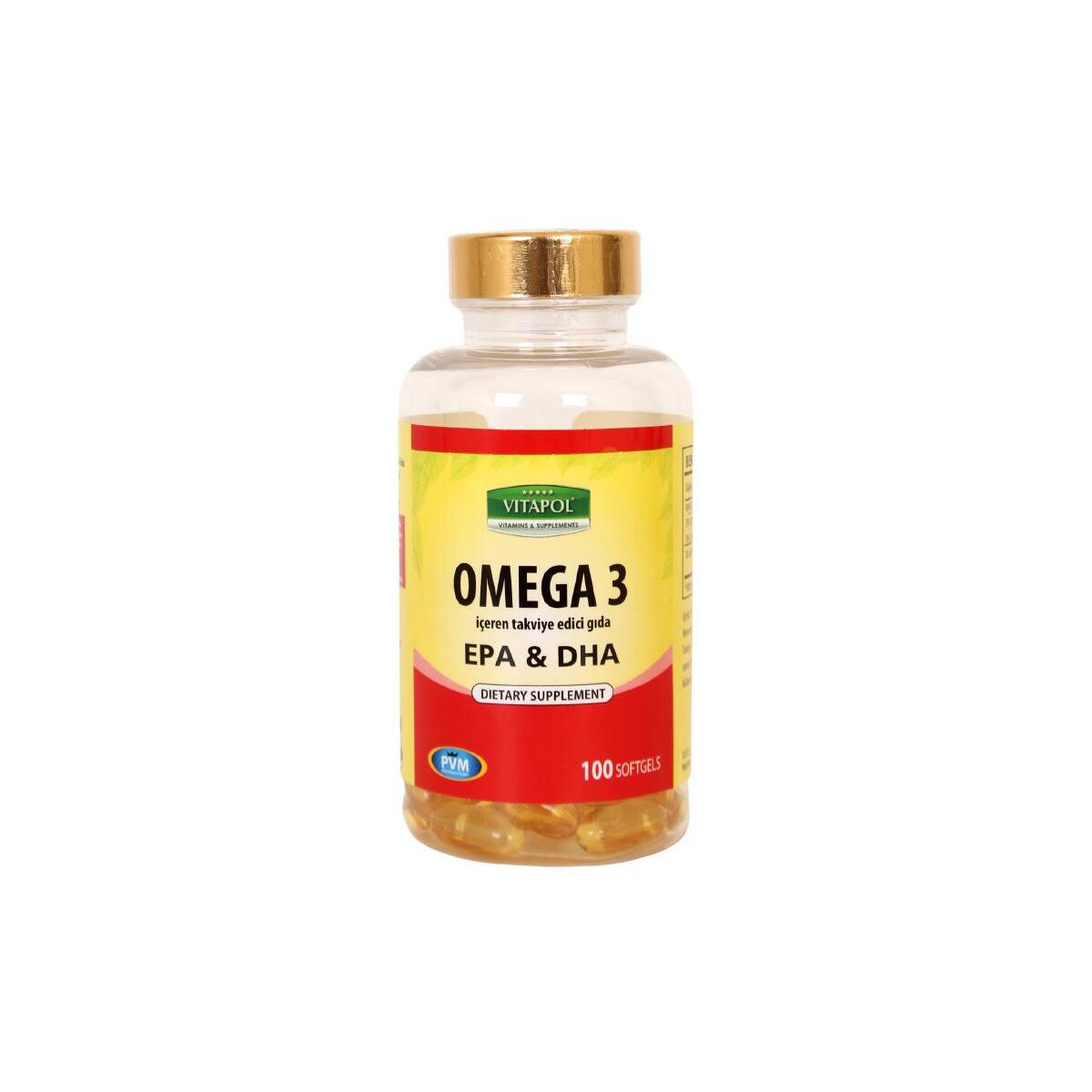Vitapol Balık Yağı 1000 Mg Omega 3 100 Softgel