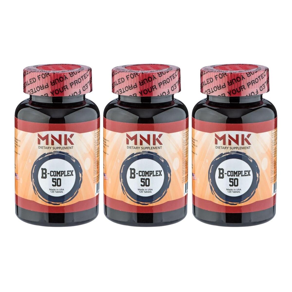 Mnk B Vitamini Kompleks 50 3X120 Tablet Vitamin B Complex