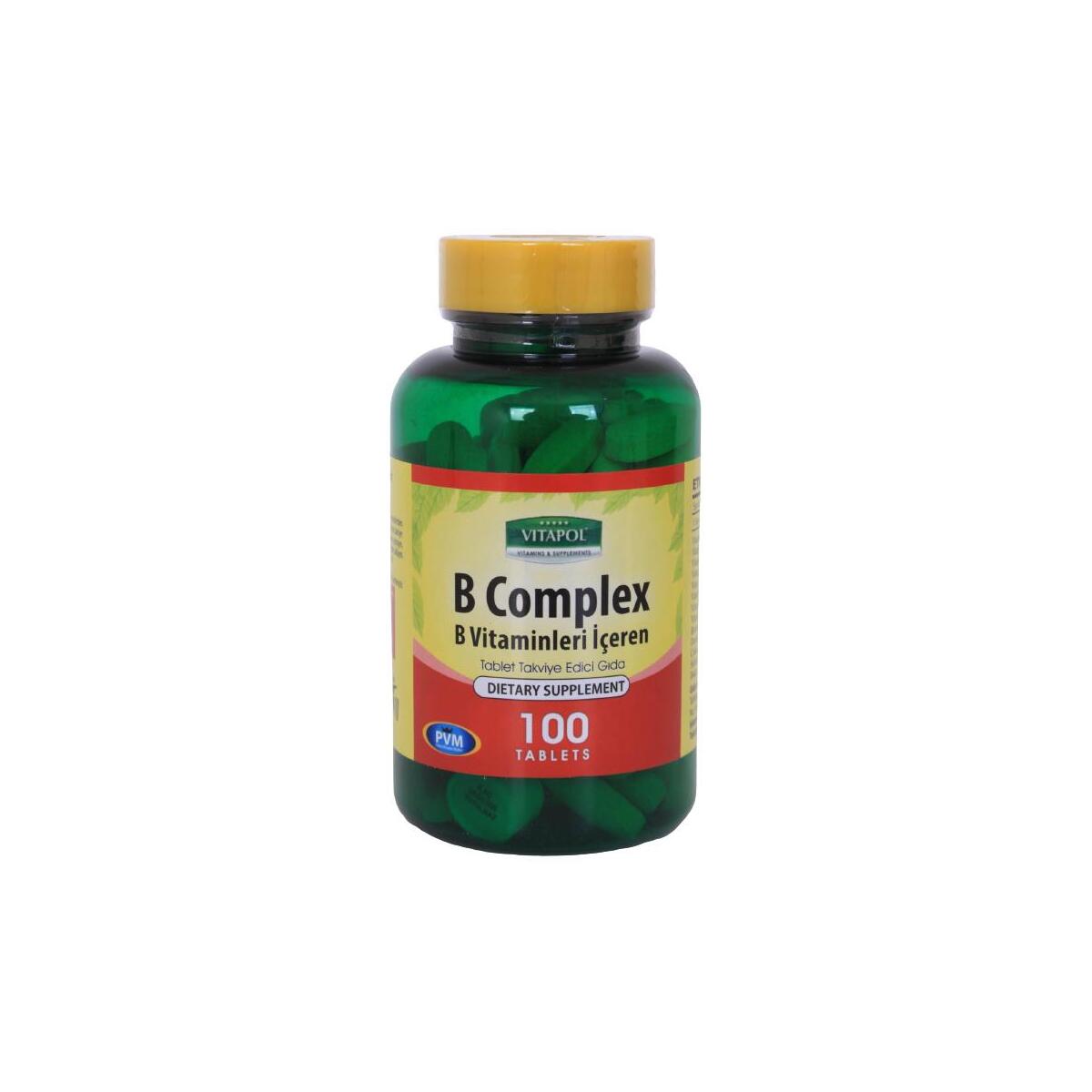 Vitapol B Vitamini Kompleks 100 Tablet Vitamin B Complex