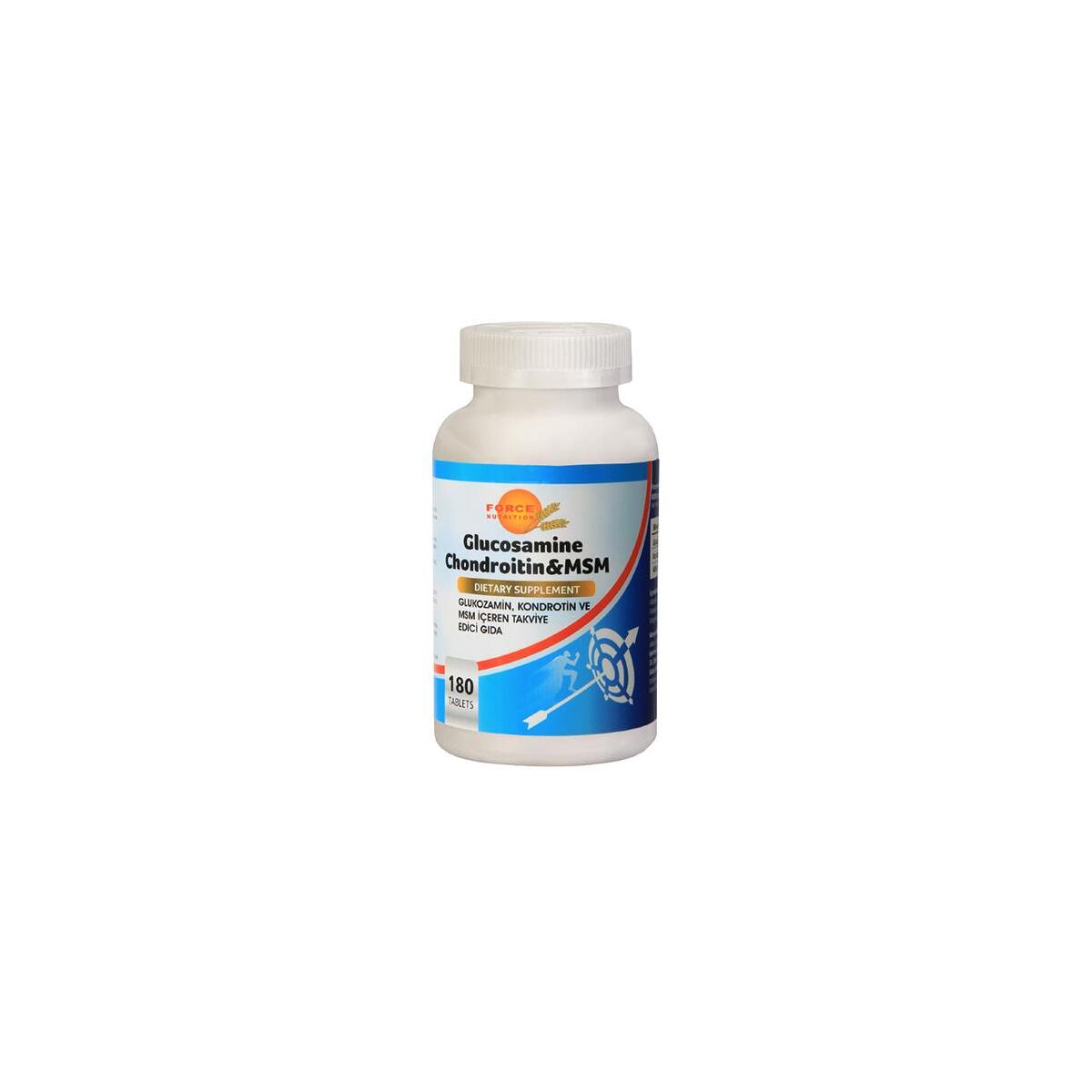 Force Nutrition Glukozamin Kondroitin Msm 180 Tablet
