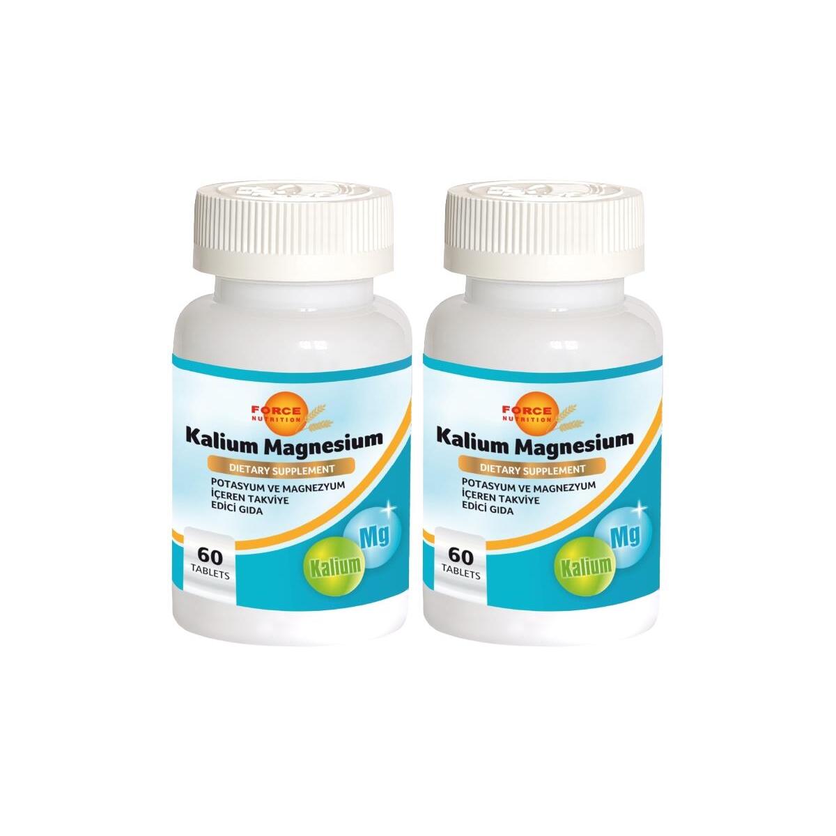 Force Nutrition Potasyum Magnezyum 2X60 Tablet