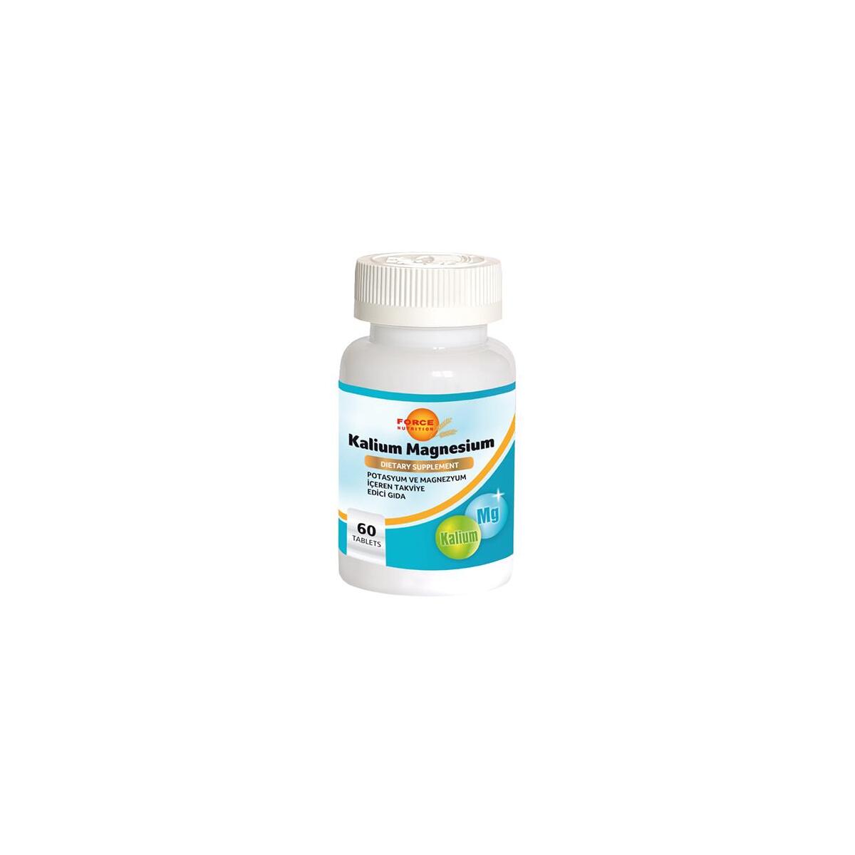 Force Nutrition Potasyum Magnezyum 60 Tablet