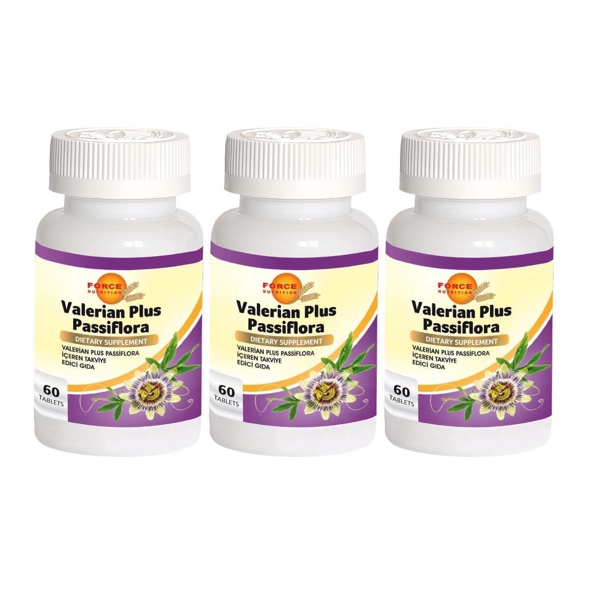 Force Nutrition Valerian Plus Passiflora 3X60 Tablet