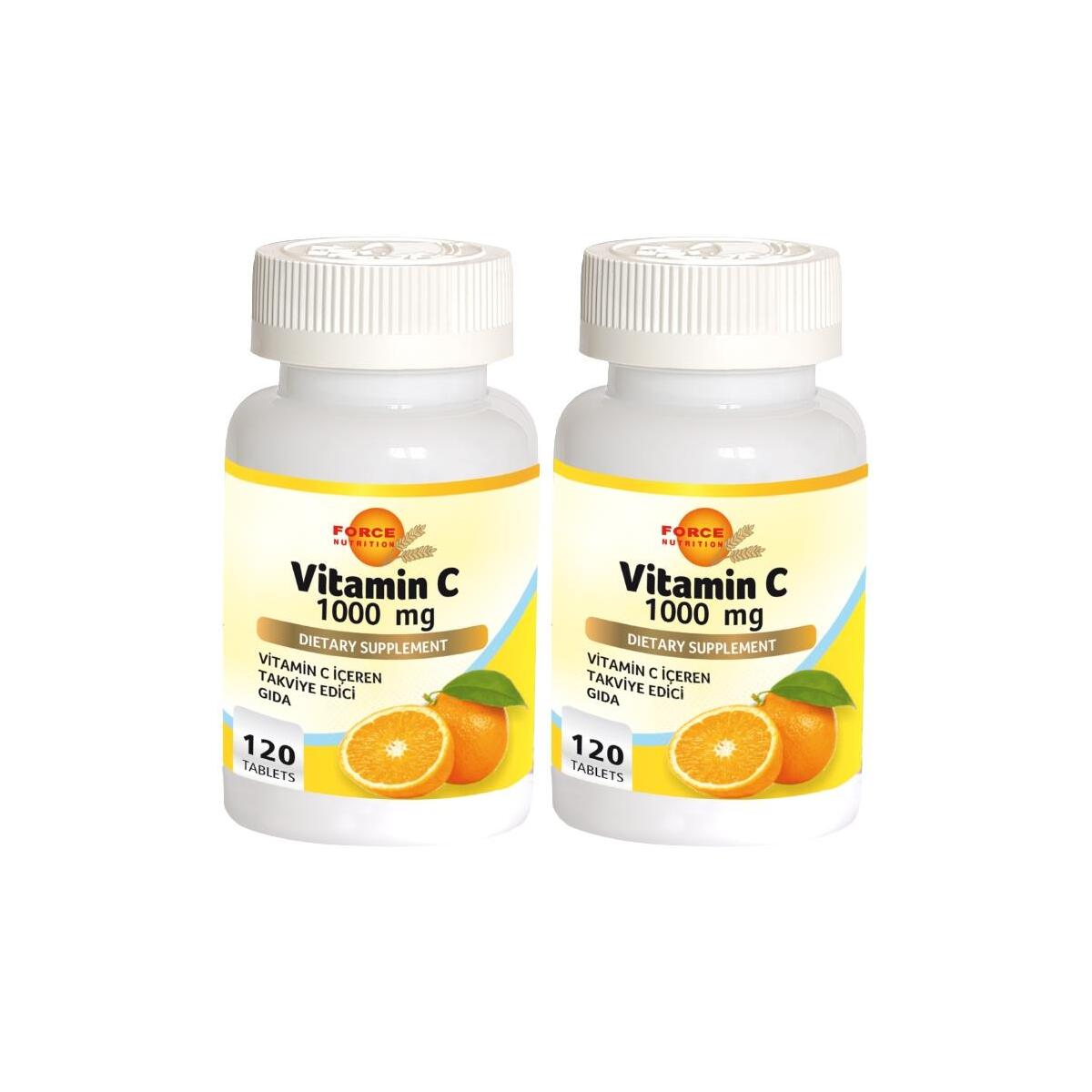 Force Nutrition Vitamin C 1000 Mg 2X120 Tablet