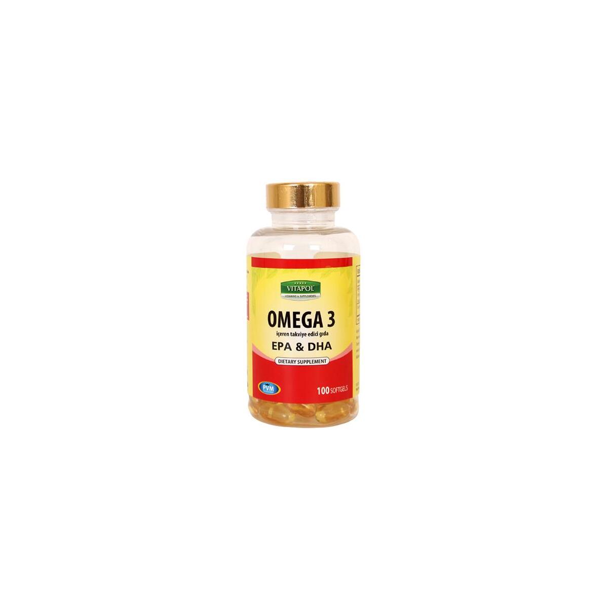 Vitapol Omega 3 1000 Mg Balık Yağı 100 Softgel