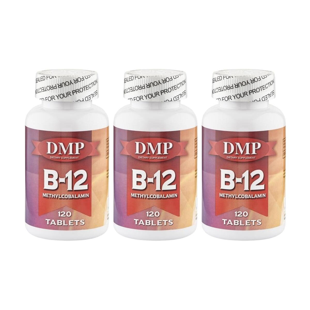 Dmp Vitamin B12 Vitamini Methylcobalamin 3X120 Tablet