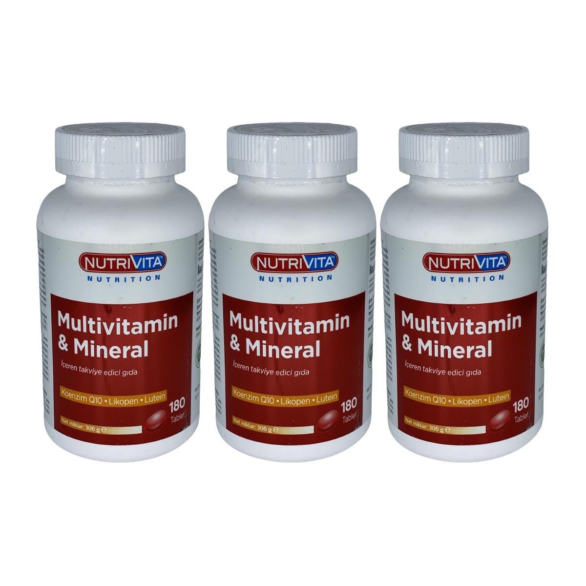 Nutrivita Nutrition Multivitamin Mineral 3X180 Tablet