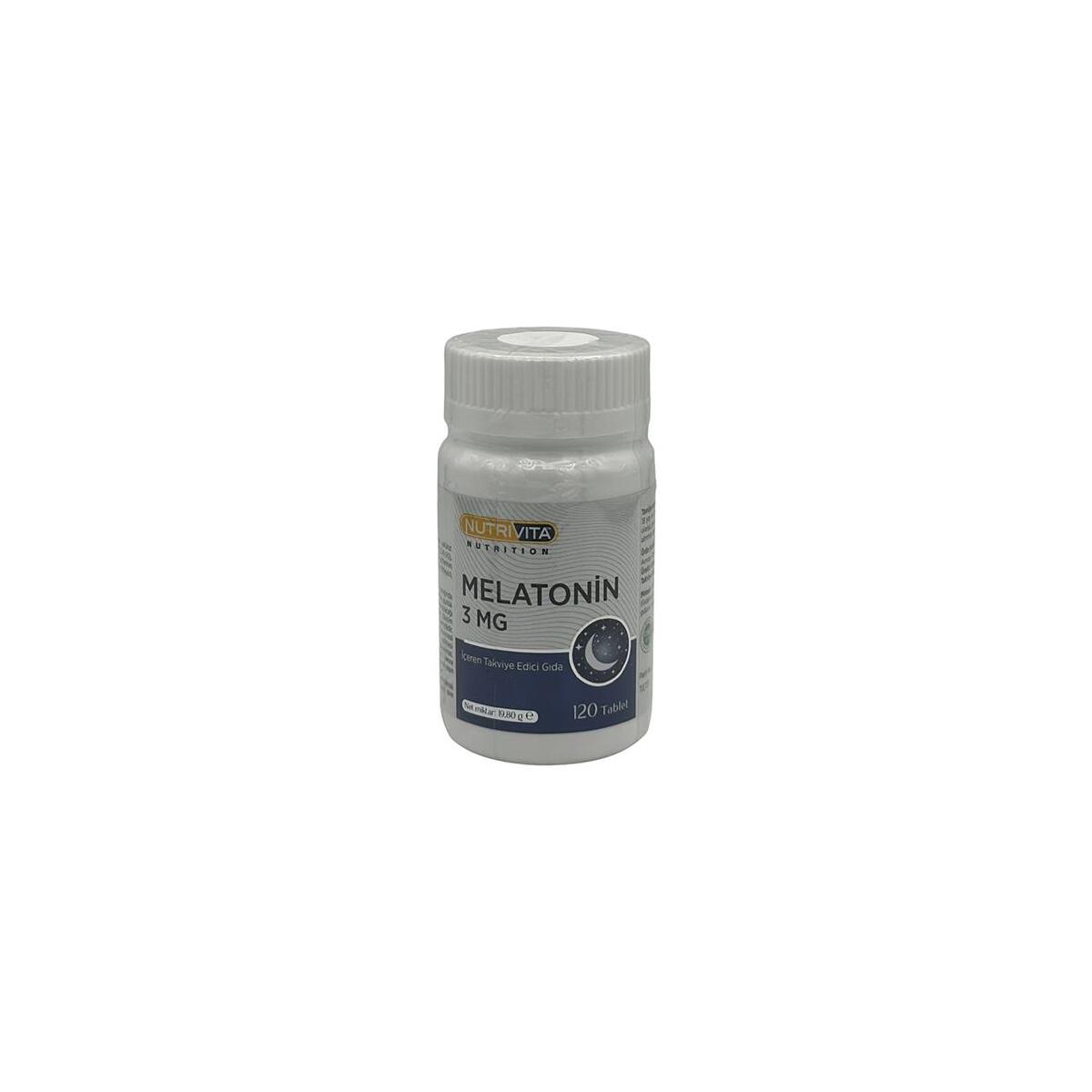 Nutrivita Nutrition Melatonin 3 Mg 120 Tablet