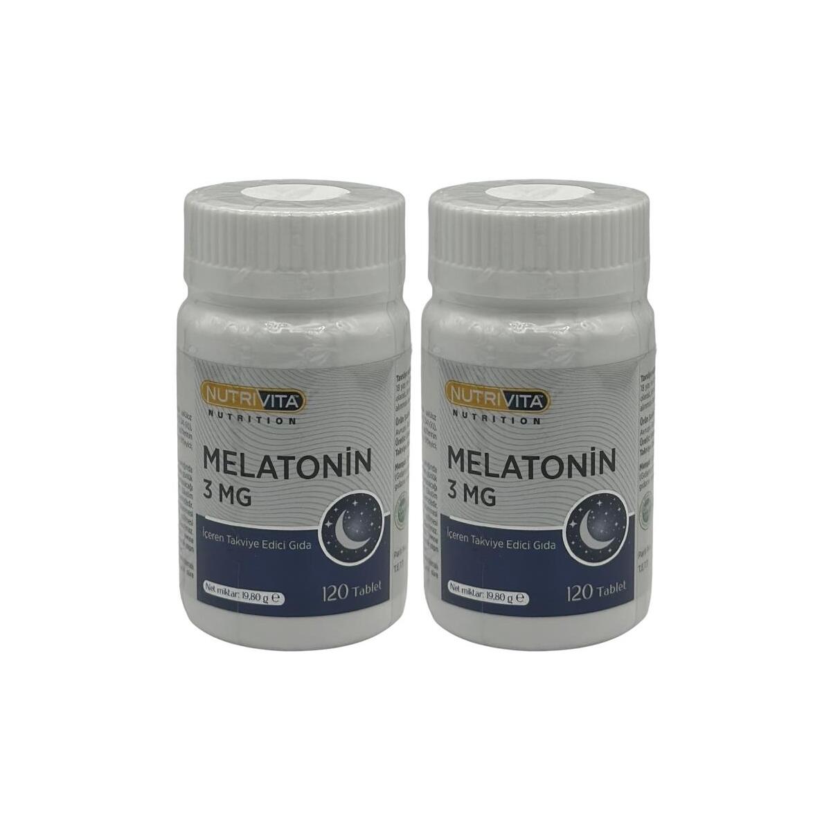 Nutrivita Nutrition Melatonin 3 Mg 2X120 Tablet