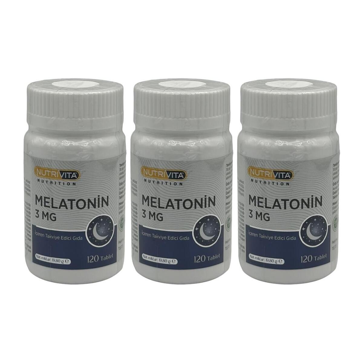 Nutrivita Nutrition Melatonin 3 Mg 3X120 Tablet
