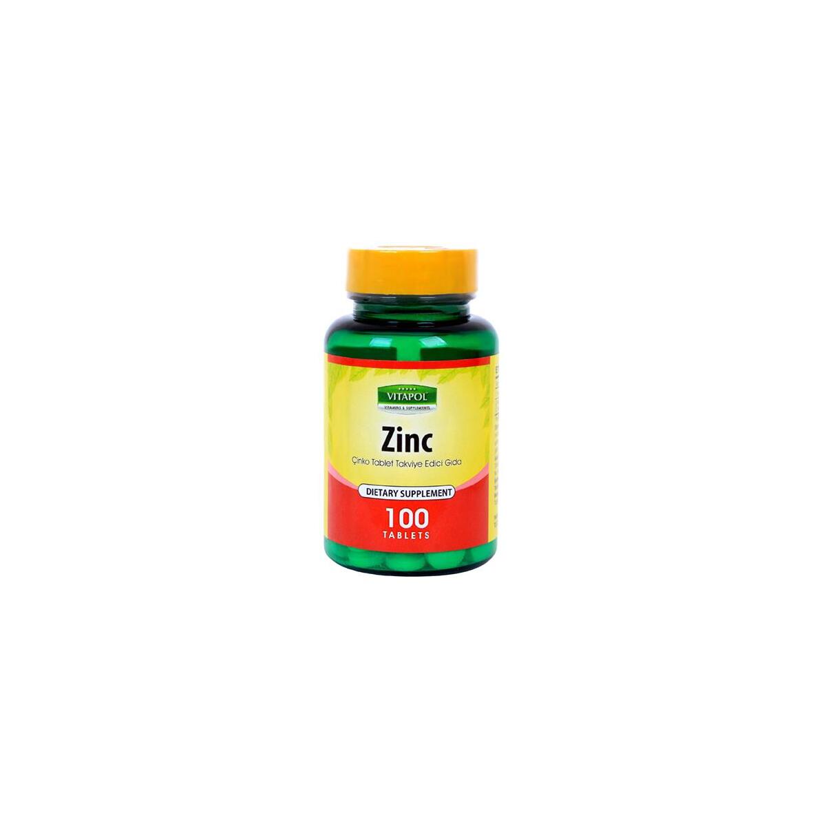 Vitapol Çinko Sülfat 15 Mg Zinc Sulfate 100 Tablet
