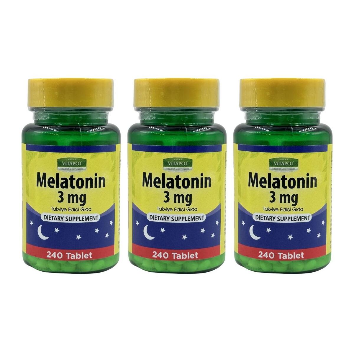 Vitapol Melatonin 3 Mg 3X240 Tablet