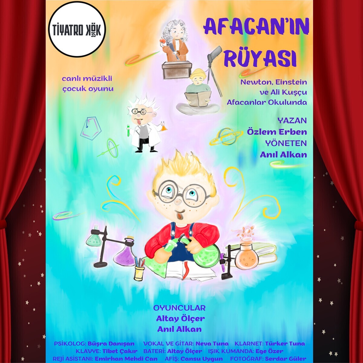 Afacan'ın Rüyası (Newton, Einstein ve Ali Kuşçu Afacanlar Okulunda) Çocuk Tiyatro Bileti