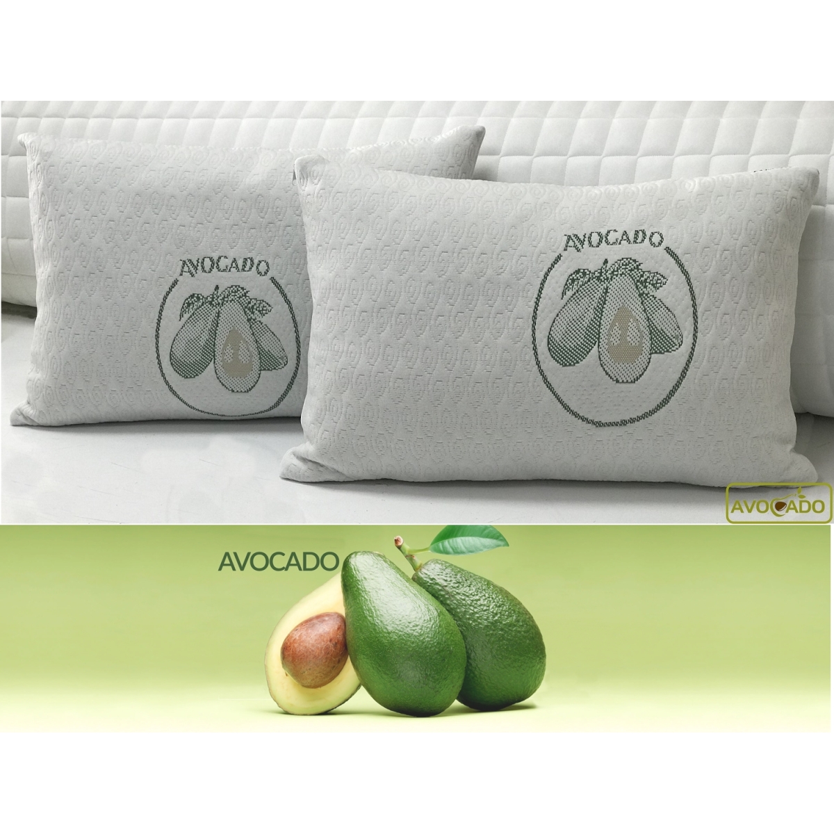 Avocado Yastık 50X70 Visco Yastık 2'Li Paket Ortopedik Yastık