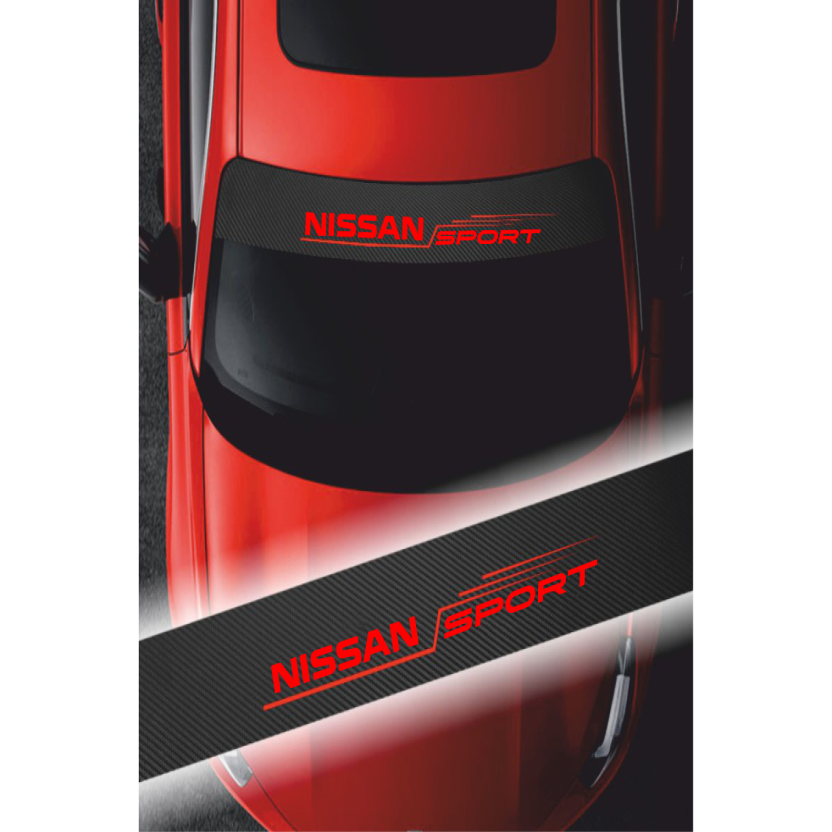 Nissan Terrano İçin Uyumlu Aksesuar Oto Ön Cam Sticker