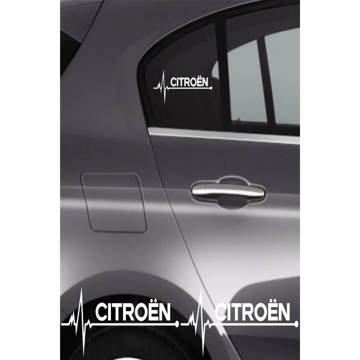Citroen C5 Ritim Oto Sticker (2 Adet)