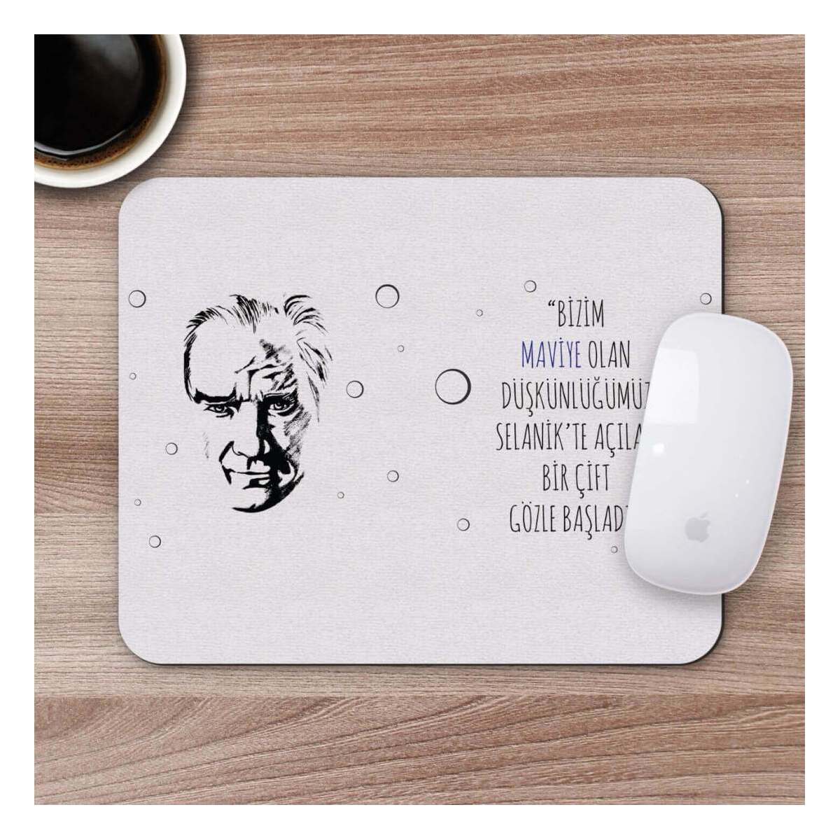 Özel Atatürk Tasarımlı Mousepad - 2