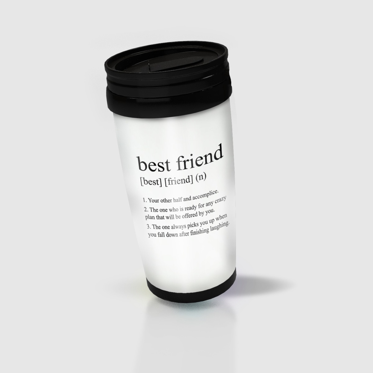 Kişiye Özel Best Friend Sözlük Tasarımlı Termos