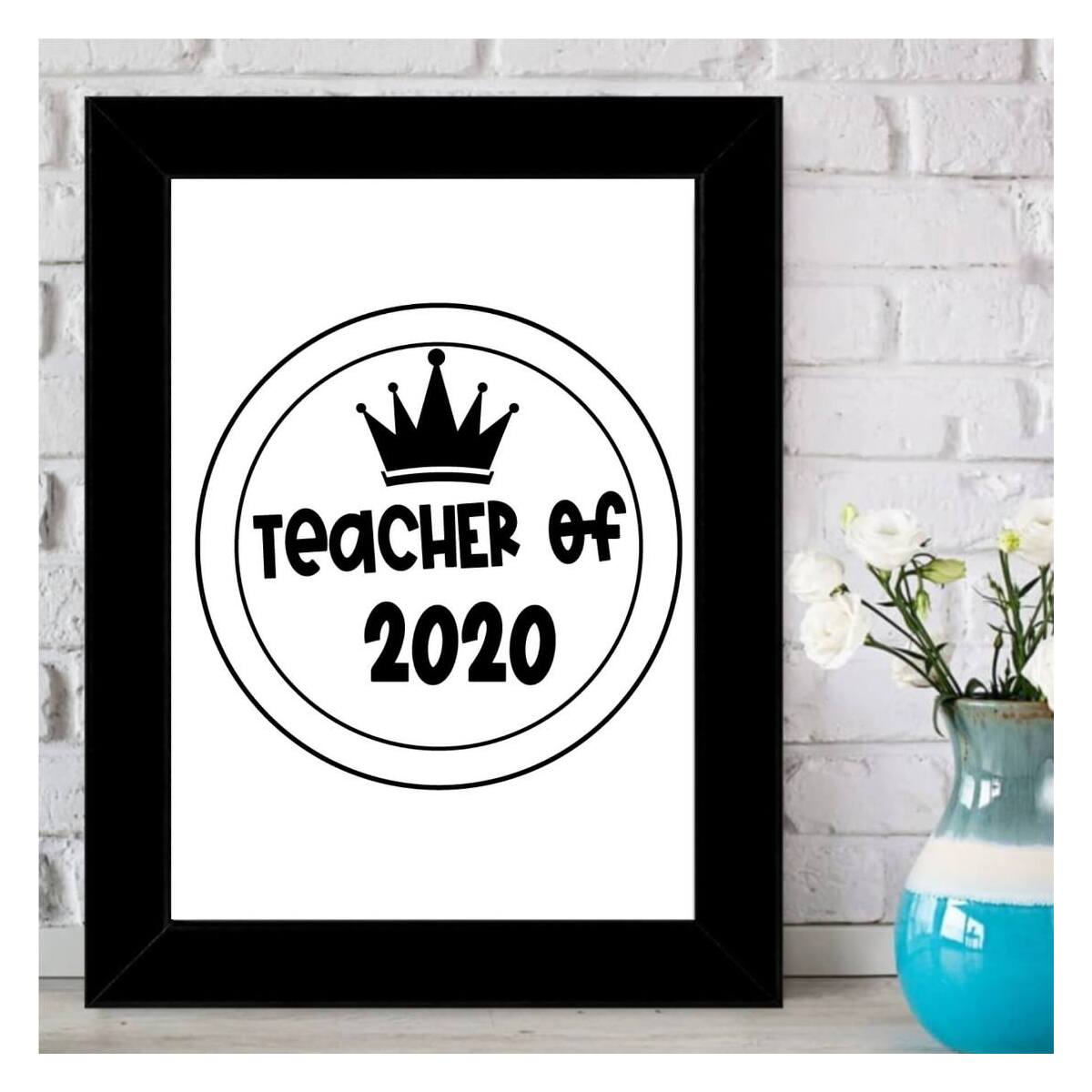 Teacher Of 2020 Tasarımlı Çerçeve -11