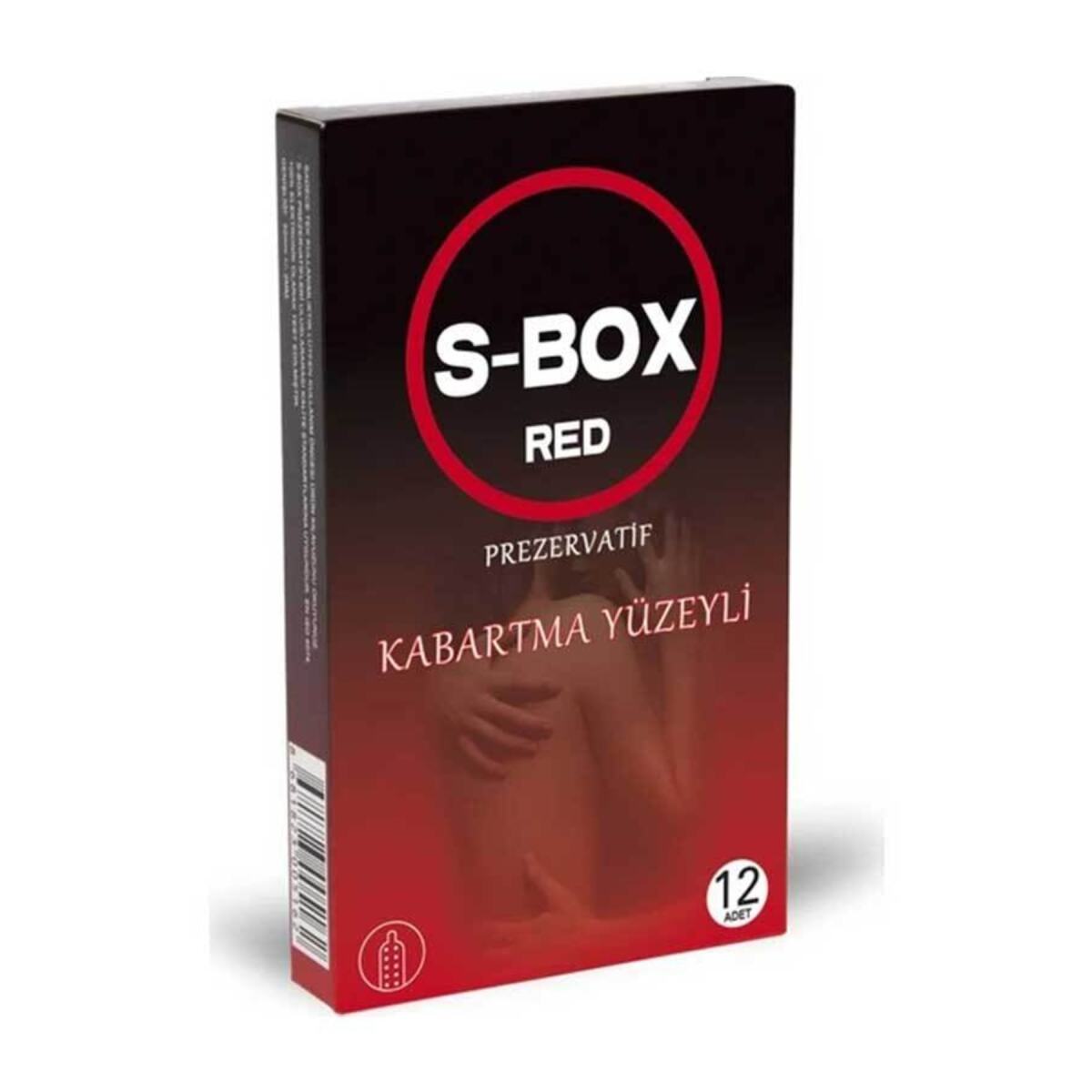 S-Box Kabartma Yüzeyli Prezervatif 12'Li