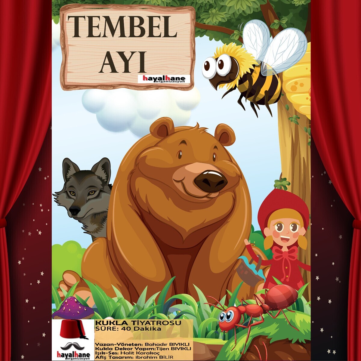 'Tembel Ayı' Çocuk Tiyatro Bileti