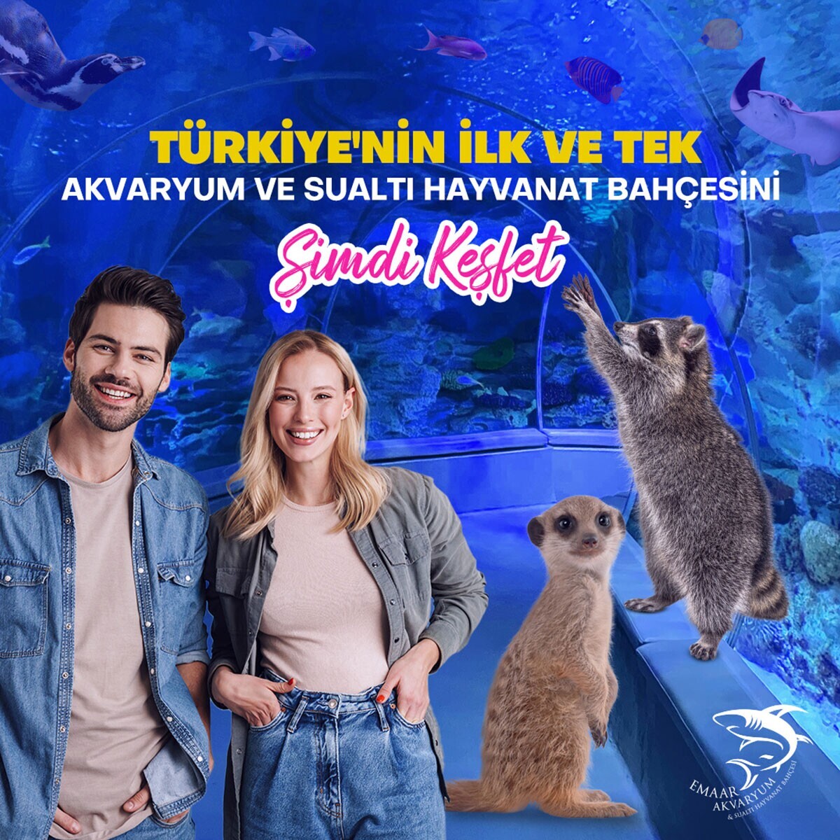 Emaar Akvaryum & Sualtı Hayvanat Bahçesi İstanbul Giriş Bileti