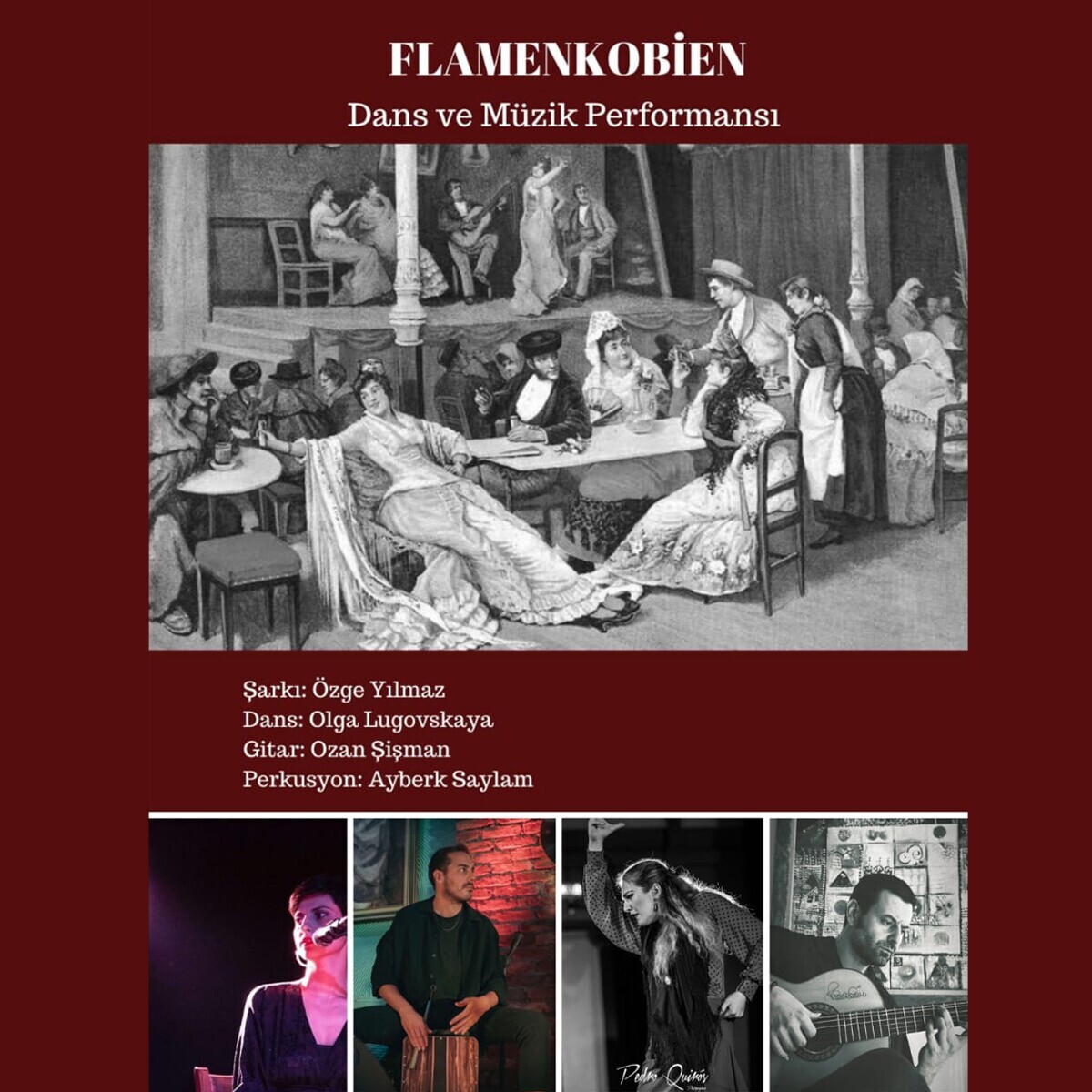 'Flamenkobien' Müzik ve Dans Performansı Bileti