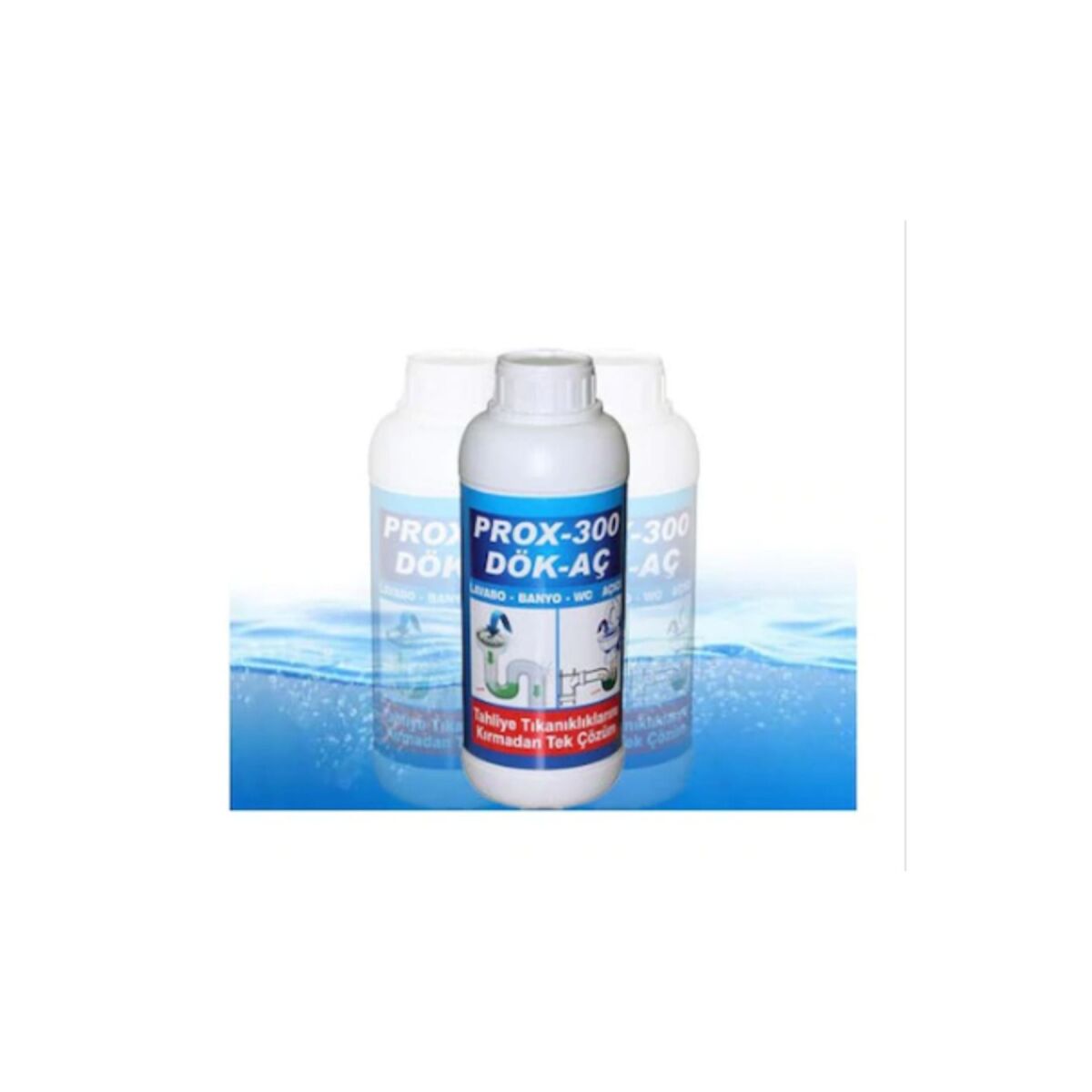 Prox-300 Özel Formül Asit Lavabo Banyo Gider Açıcı Wc Açıcı 2 Kg 1 Adet
