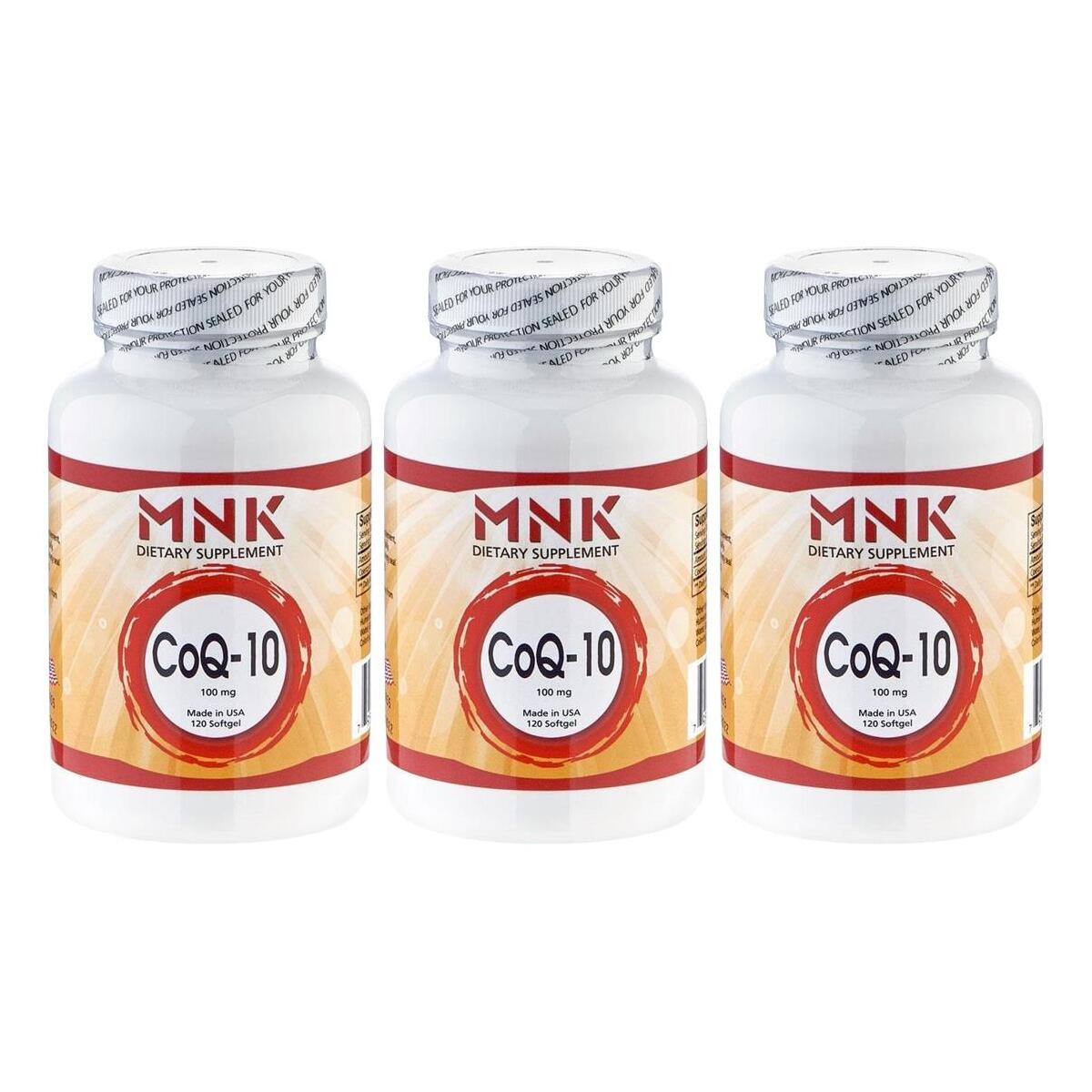 Mnk Coenzyme Q-10 100 Mg 3X120 Softgel Koenzim