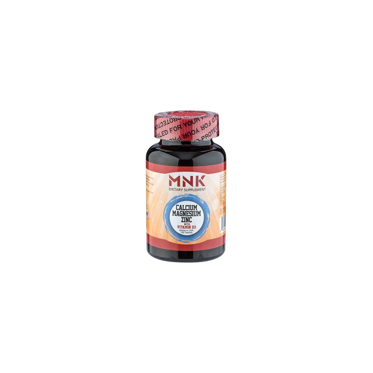 Mnk Calcium Magnesium Zinc Vitamin D3 120 Tablet