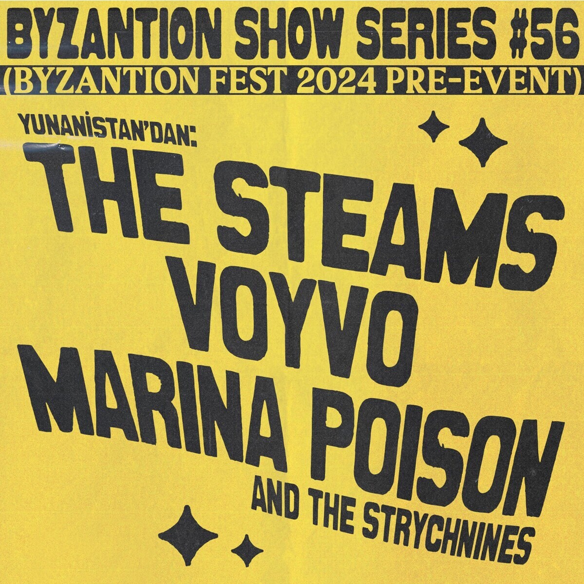 20 Mayıs Byzantion Show Series - 56 Konser Bileti