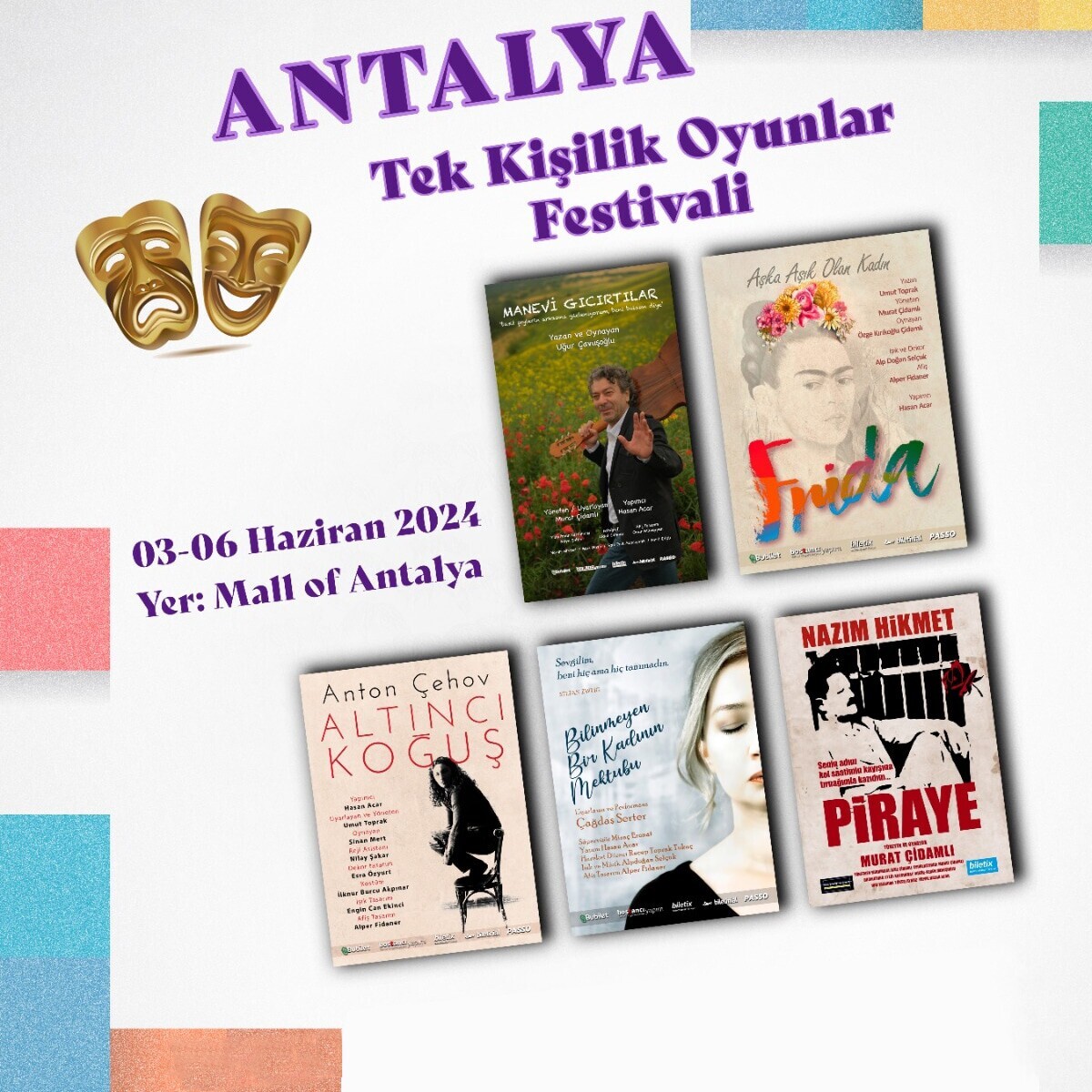 Antalya Tek Kişilik Oyunlar Festivali Bileti