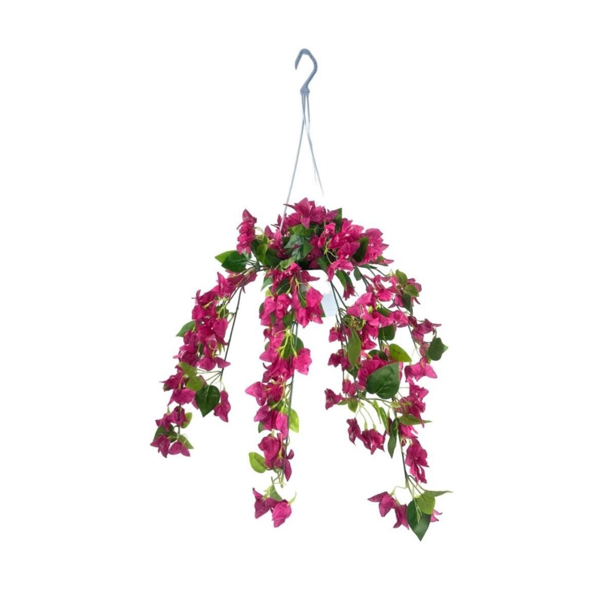 Yapay Çiçek Begonvil Fuşya Pembe Sarkaç Askılı Saksıda Balkon Çiçeği Çiçek Sepeti