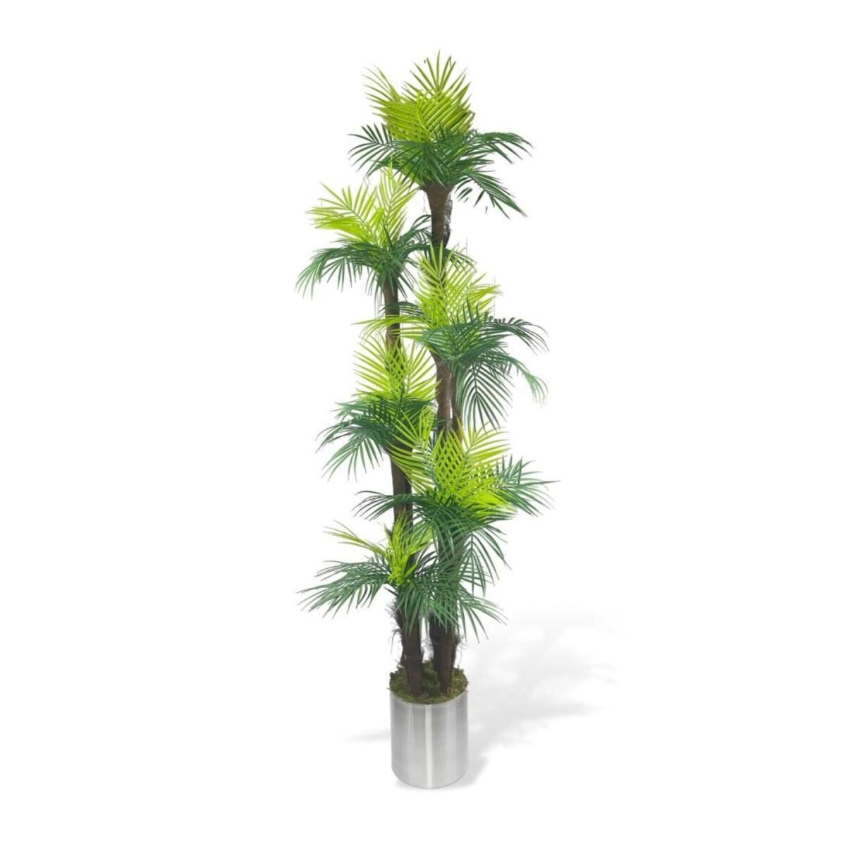 Yapay Ağaç Palmiye 54Yaprak 6Katlı 200Cm Salon Çiçeği Yapay Çiçek