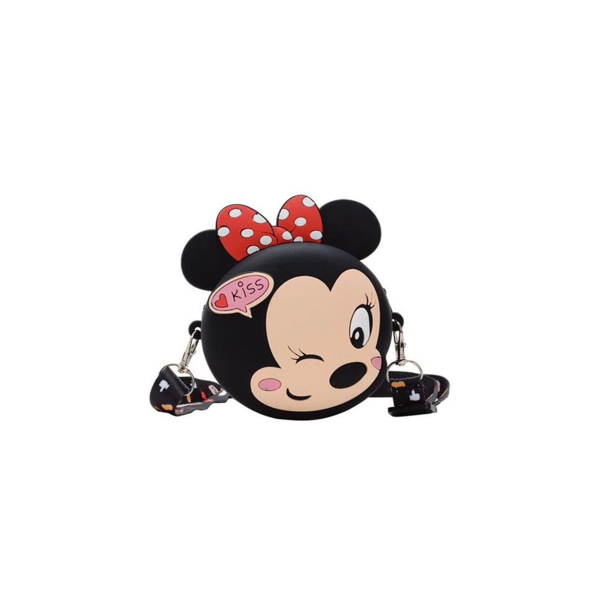Mickey Mause Minnie Kiss Bozuk Para Cüzdanı Çanta Çocuk Cüzdan Küçük Para Kutusu Omuzdan Askılı Çant