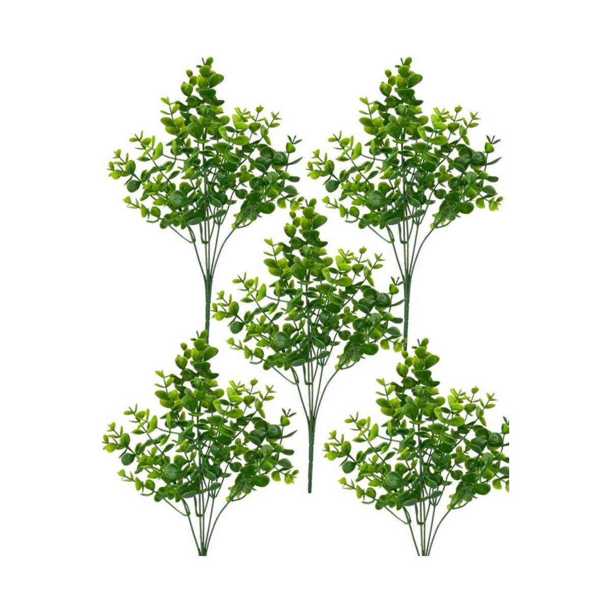 5Li Set Yapay Çiçek Şimşir Demet Garnitür Yeşil Aradal Dekoratif Yapay Bitki