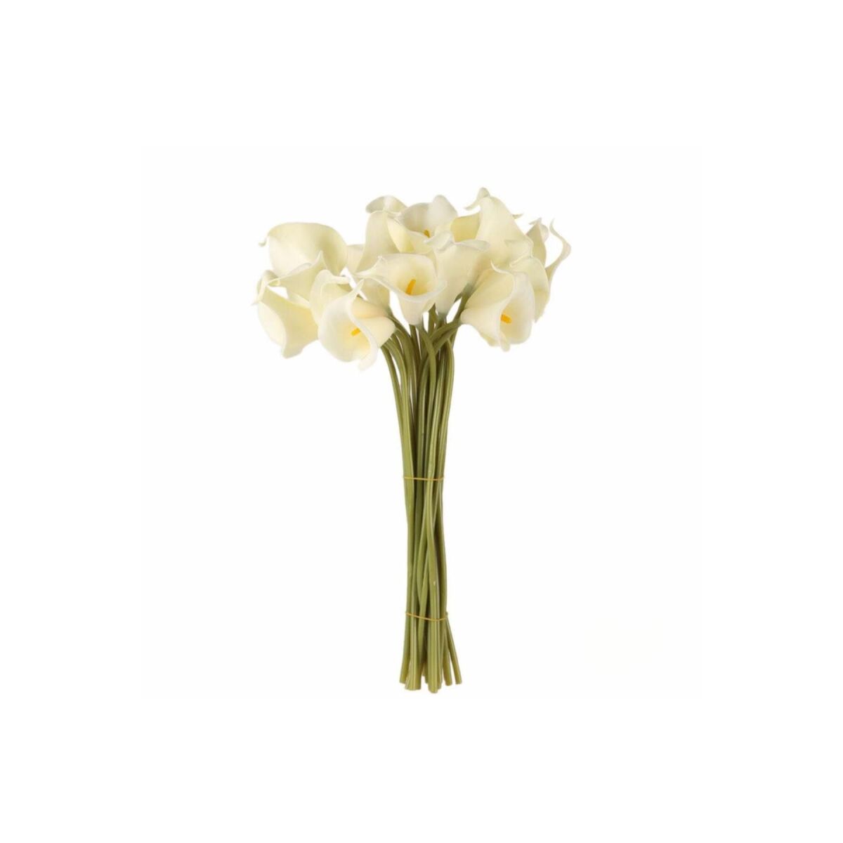 Yapay Çiçek Islak Gala Gerçeksi Eva Malzeme Cala Flower 8Li Krem