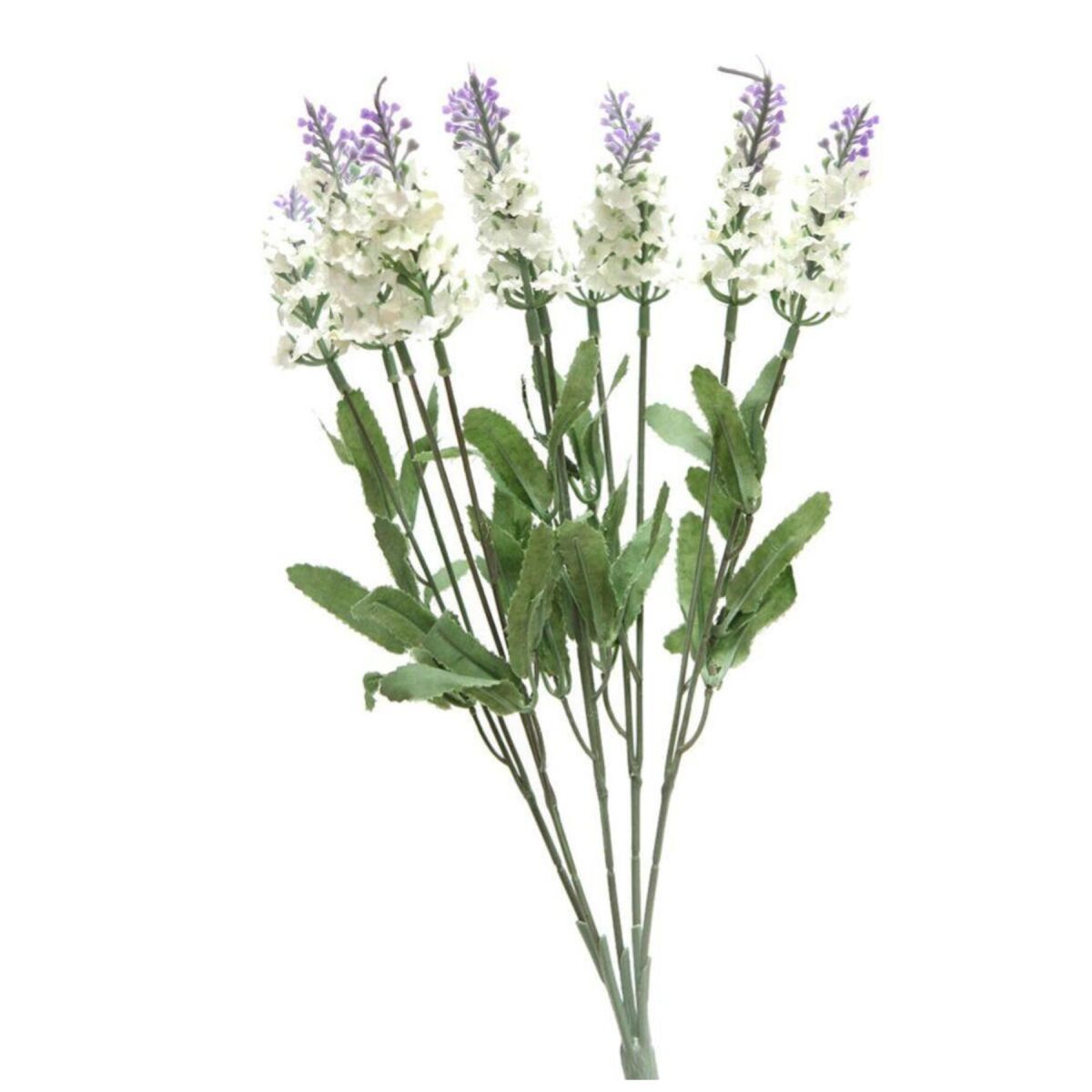 Yapay Çiçek Lavanta Demeti 10 Kafa Beyaz