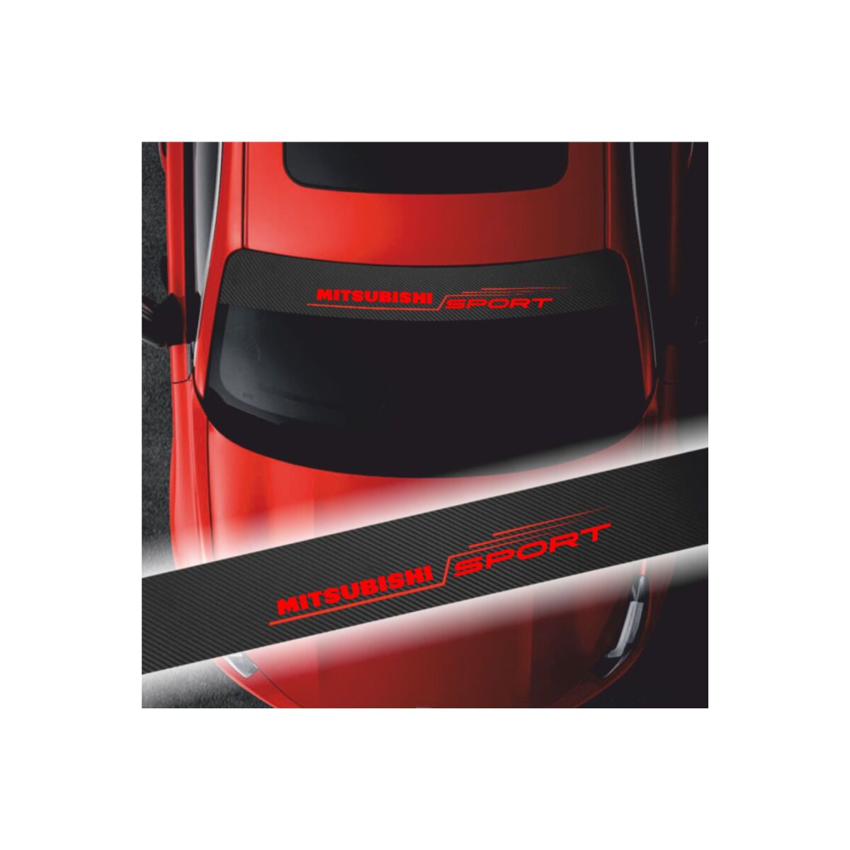 Mitsubishi Eclipse Cross Için Uyumlu Aksesuar Oto Ön Cam Sticker